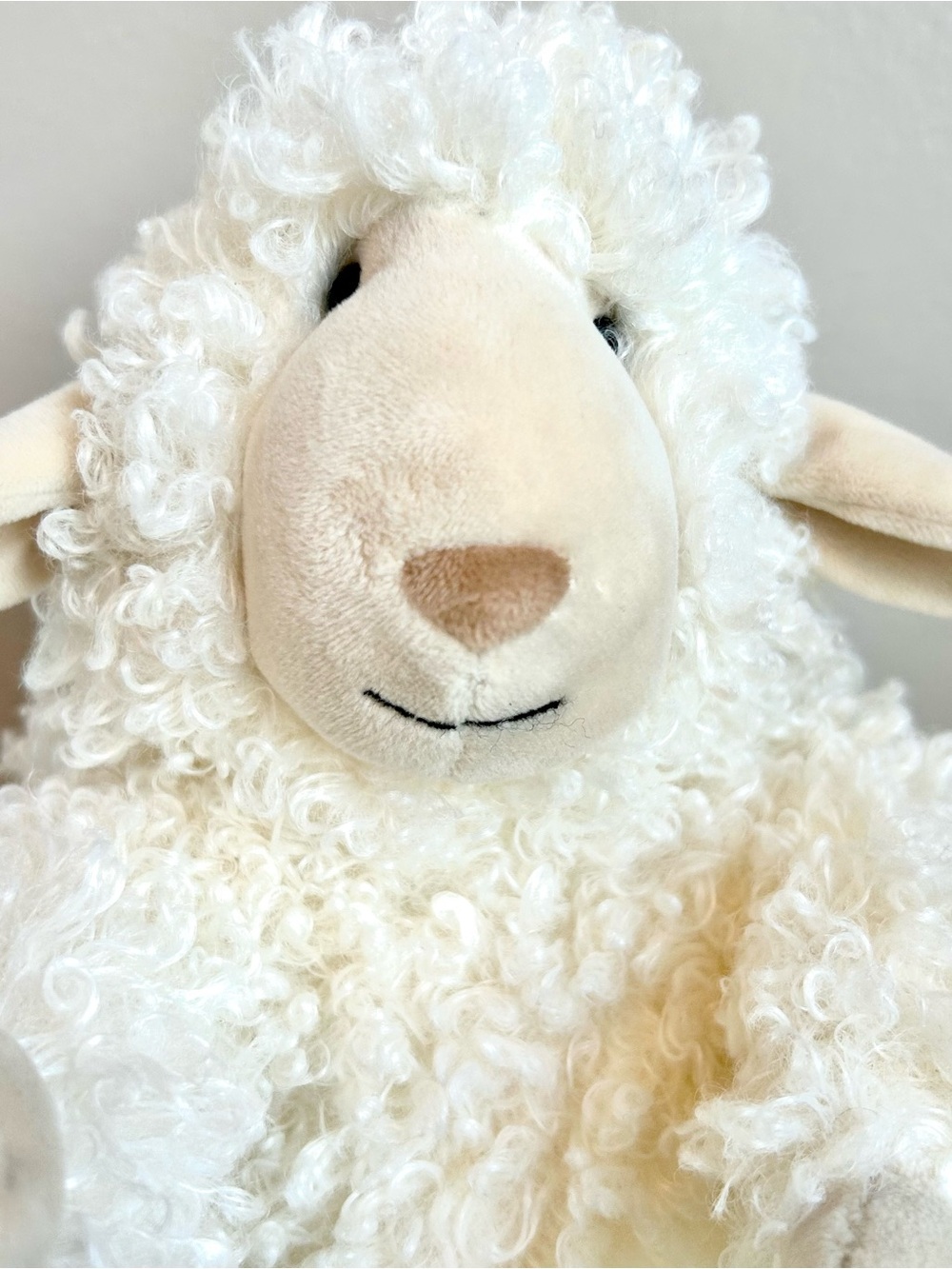 Jellycat Bobbleton Sheep (Retired)Curly Plush Sitting Nursery Decor
10" - Picture 9 of 13